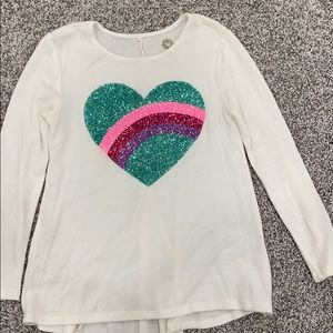 Sparkle heart shirt